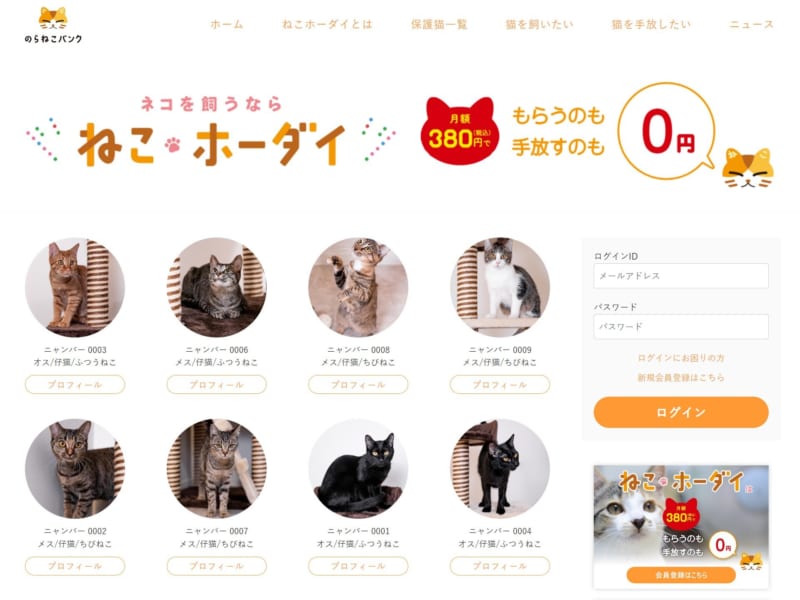 保護猫のサブスク「ねこホーダイ」どう思う？