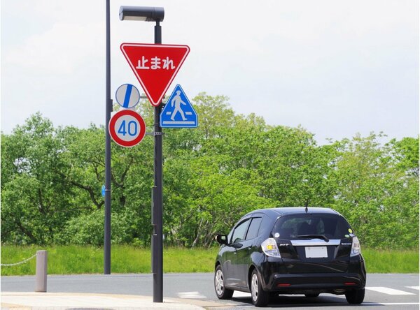 「歩行者が信号のない横断歩道を渡ろうとしている時は、車は停止しなくてはいけない」