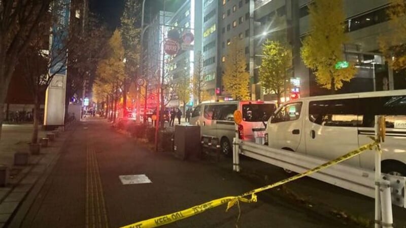 博多駅近くで男性刺される 男逮捕