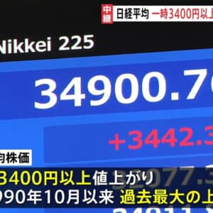 日経平均株価、9日金曜日には下落する？