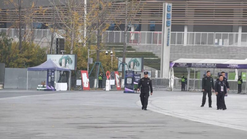 中国でACLE日中戦 周辺物々しく